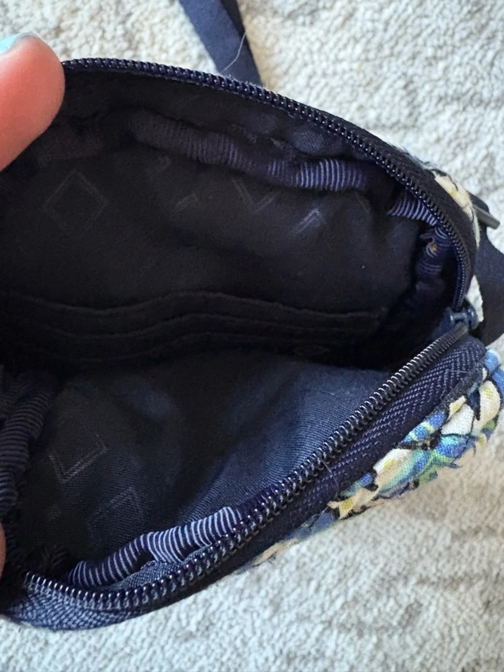Vera Bradley Crossbody Bag in Blue & Green - Picture 3 of 6